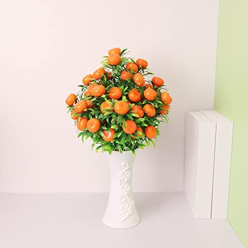 Artificial Lemon Tree Mini Faux Fruit Plant Desk Decoration