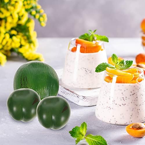 NUOBESTY 5Pcs Artificial Coconuts for Tropical Party Decor