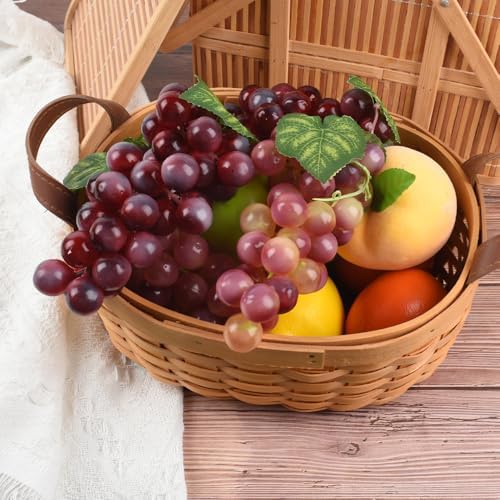 Lueyao Artificial Grapes 36 Pieces 4PCS Decoration Props