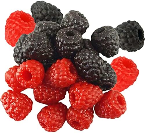 MAGICLULU 40pcs Artificial Raspberry Decoration for Photography and Parties
