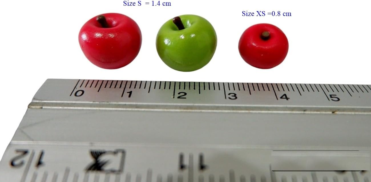 1shopforyou 20 Pcs Mini Artificial Apple Decor