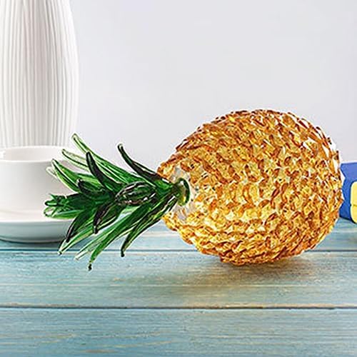 Crystal Pineapple Figurine Desk Decor Art Sculpture