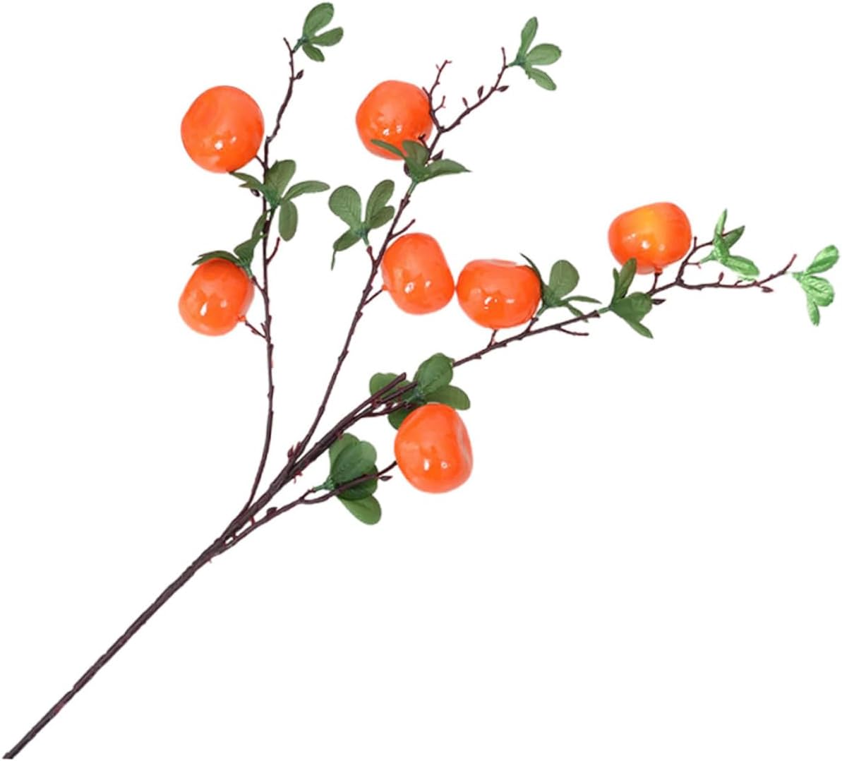 Zerodeko Realistic Artificial Orange Branch Decor