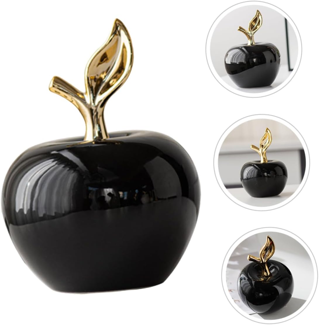 Zerodeko Lifelike Ceramic Apple Christmas Ornament