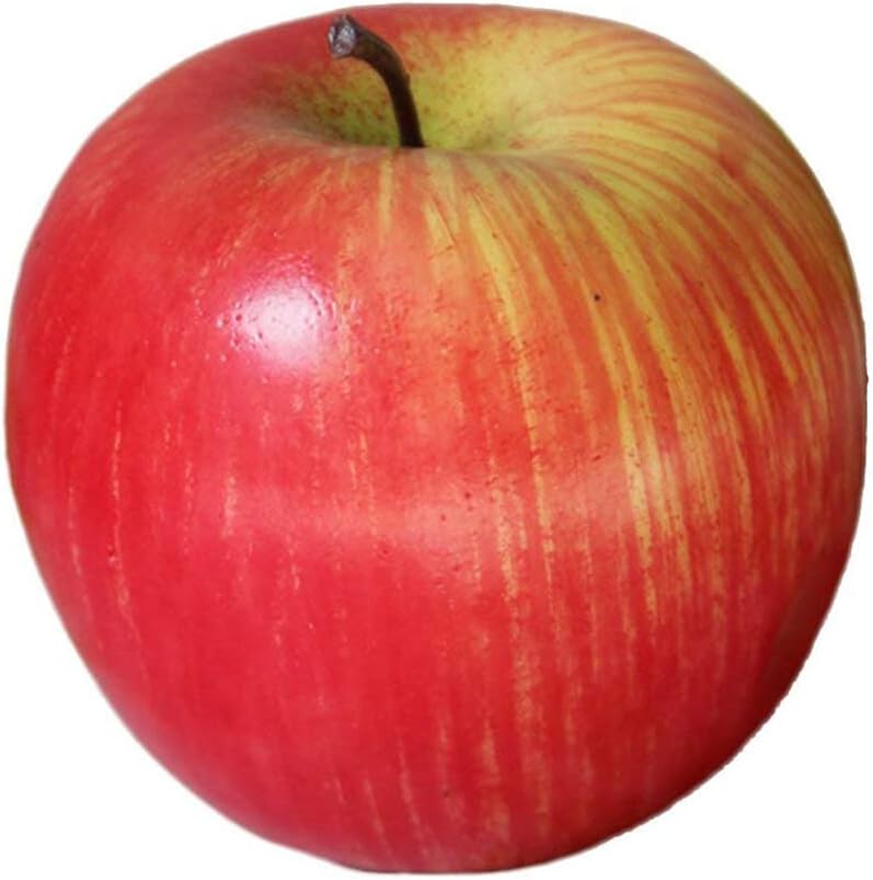 Reusable Plastic Artificial Red Apple Decoration