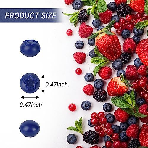 Realistic Artificial Mini Blueberries 100 Pcs