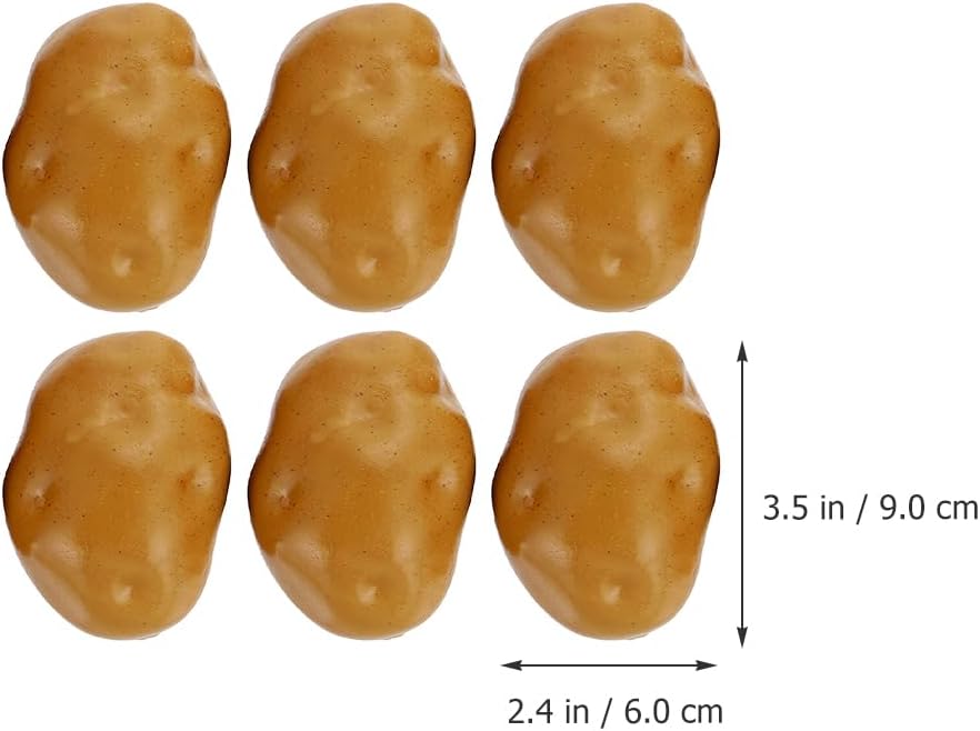 Operitacx 12 Pcs Realistic Potato Decor Props