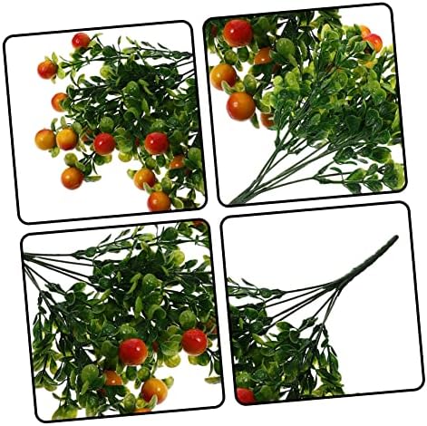 Cabilock 2pcs Artificial Fruit Branches for Home Decor