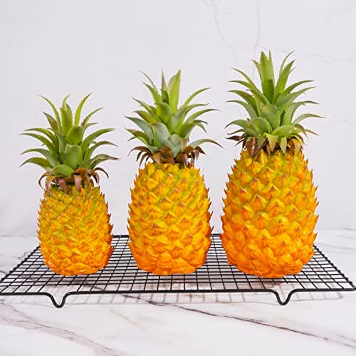 QIRMIZI Artificial Pineapple - Simulated Fruit Decoration