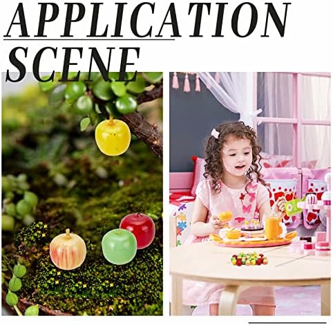 CHGCRAFT 60Pcs 4 Styles Foam Mini Apple Artificial Decor