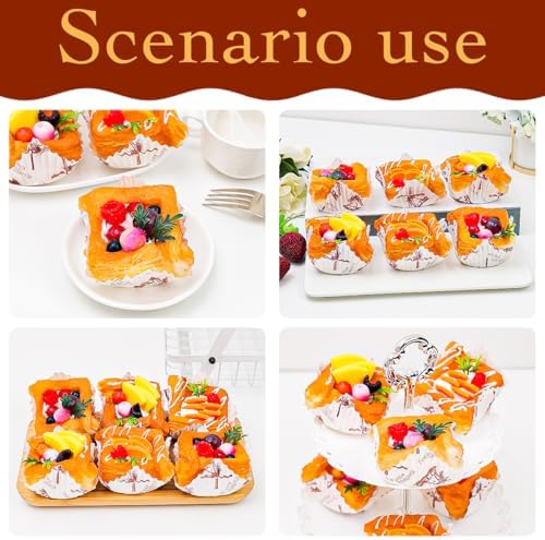 Kepfire Fake Dessert Display Cake Decor Set 20PCS