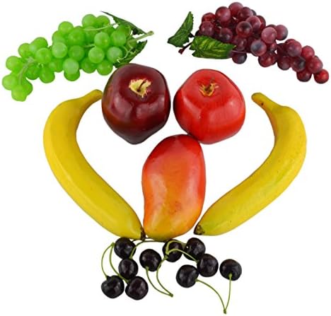 Jedfore Artificial Fruit Set 17pcs Mixed Fruits