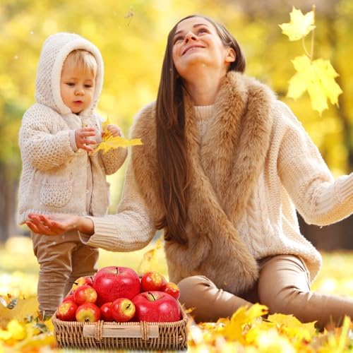 132 Pcs Artificial Apples for Home Party Decor