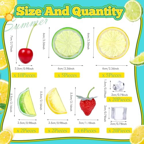 70 Piece Artificial Fruit Set for Home Decor