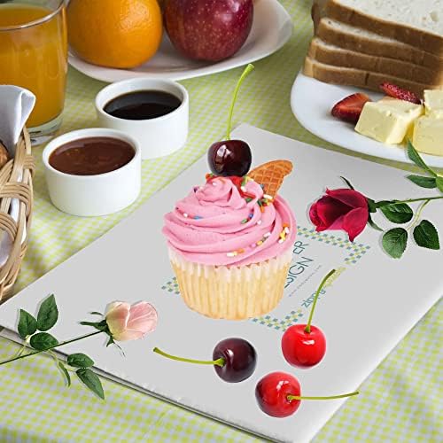 36 Pcs Artificial Lifelike Cherries Decoration Set Black