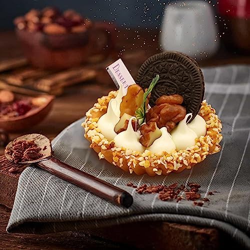 Artificial Egg Tart Models Set 6 Pack