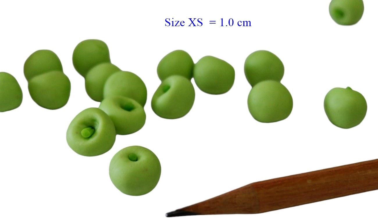 1shopforyou Mini Artificial Apple 20 pcs Green Pastel
