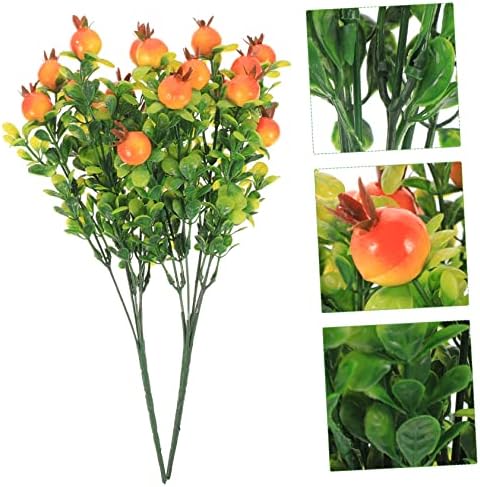 2Pcs Artificial Fruit Plants for Dining Table Centerpieces