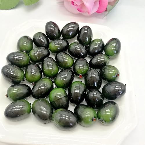Simulation Olive Fruit Artificial Olive for Christmas Wedding Table 20pcs