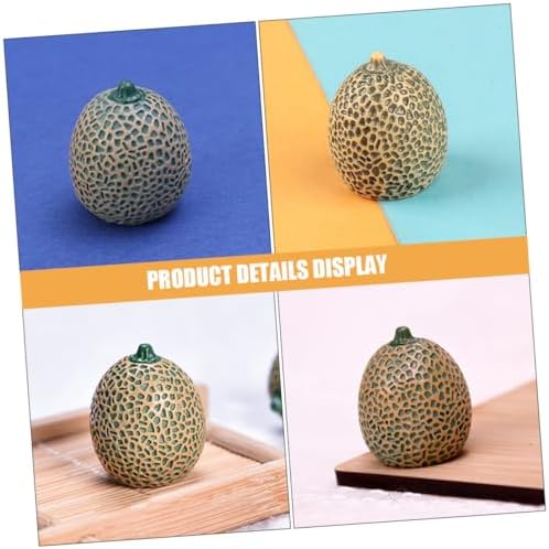 8PCS Unique Decorative Artificial Cantaloupe Props for Home