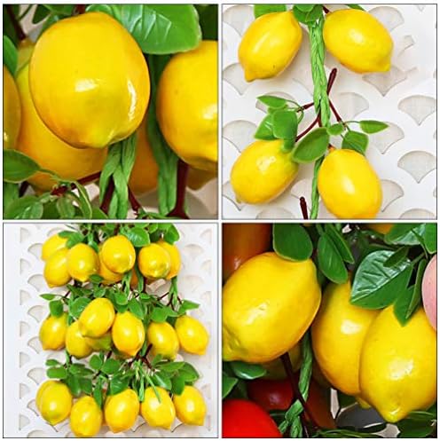 Toyvian Artificial Lemon String Garland 2 Bunches