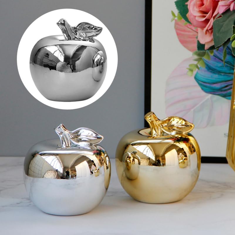 VINTORKY Ceramic Apple Decor Ornament for Water Table