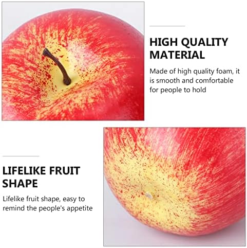 ABOOFAN Foam Fruit Dining Table Decor Artificial Apples Display Prop