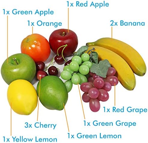 Millennial Essentials Artificial Fruit Decor Set 12pcs