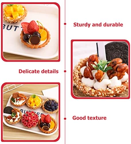 UPKOCH 6pcs Fake Cake Artificial Food Decor