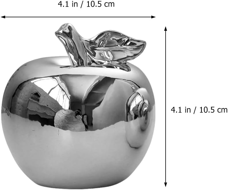 VINTORKY Ceramic Apple Decor Ornament for Water Table