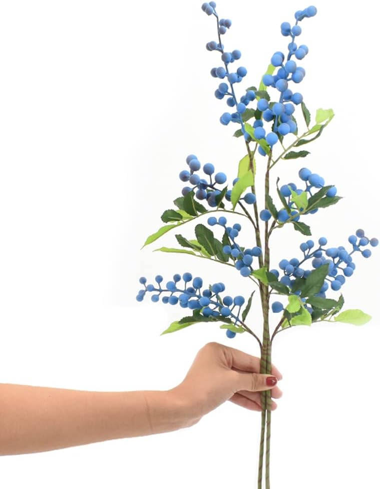 HUIANER Artificial Blueberries 275 Lifelike Decor