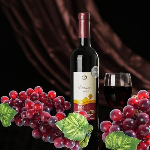 YimeBand 6 Bunches Artificial Grapes for Party Decor