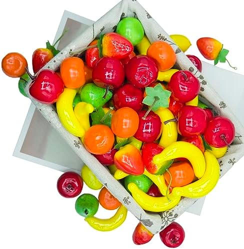 Mini Artificial Fruit Set for Party Decor 6Pcs