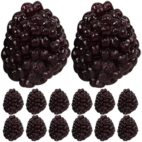 Alasum Artificial Raspberry 16PCS Lifelike Plant Decor Photography Props