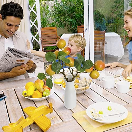 Hagao Artificial Apple Branches 2pcs Lifelike Decoration