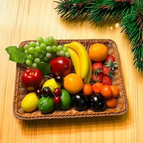 27PCS Realistic Artificial Fruit Decor Set