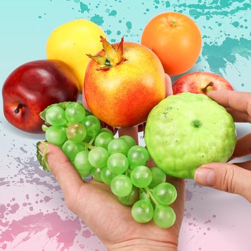Lorigun 8 Pcs Artificial Fruit Decor Set