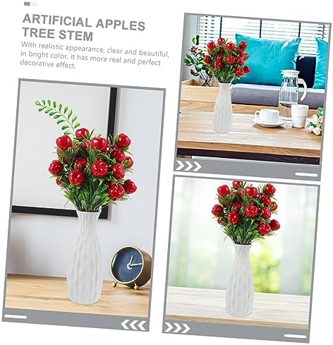 Wakauto 4Pcs Artificial Fruit Branches for Vase Decorations