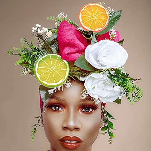 NUOMI 30PCS Artificial Lemon Slices for Decoration and Photography