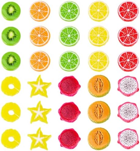 Cheriswelry 40Pcs Artificial Resin Fruit Slices for Home Decor