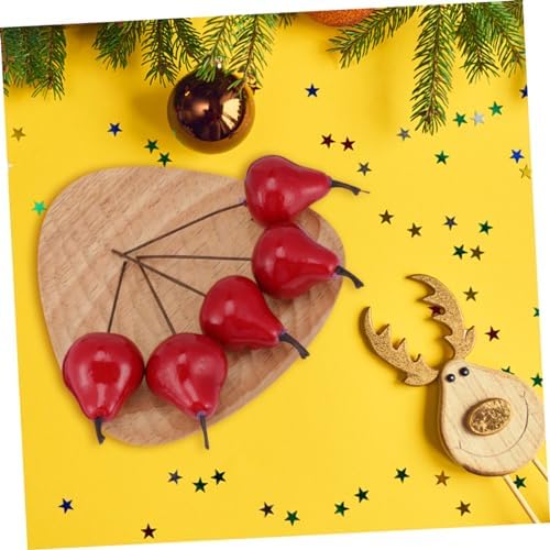 Zerodeko 12Pcs Artificial Pear Christmas Decor