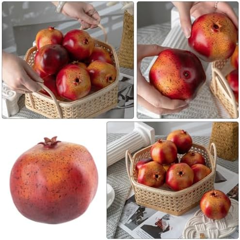 Kichvoe Realistic Weighted Pomegranate Decor