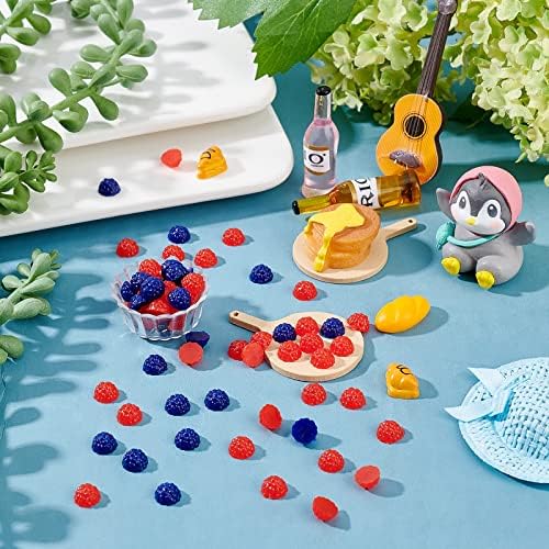 OLYCRAFT 240pcs Artificial Raspberry Decorations for DIY Crafts