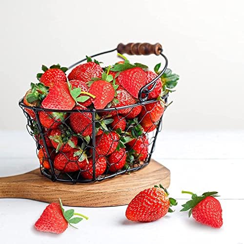 20pcs Artificial Red Strawberries for Party Decoration
