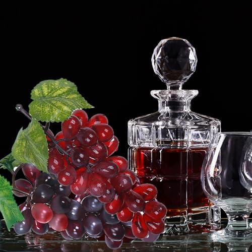 Tuxiaobu Artificial Grapes Decorations 3 Pcs Mixed