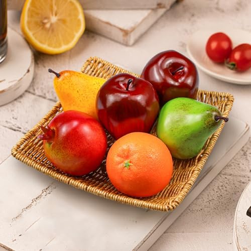 6 Pcs Artificial Fruit Pack Lifelike Decor