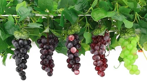 2PCS Artificial Grapes with Vines for Decorations