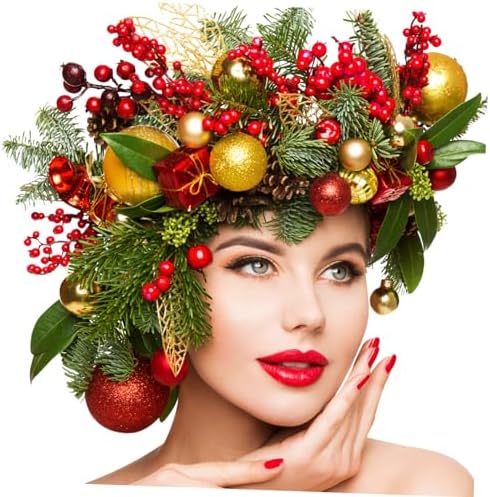 8PCS Artificial Red Berry Branches for Christmas Decor