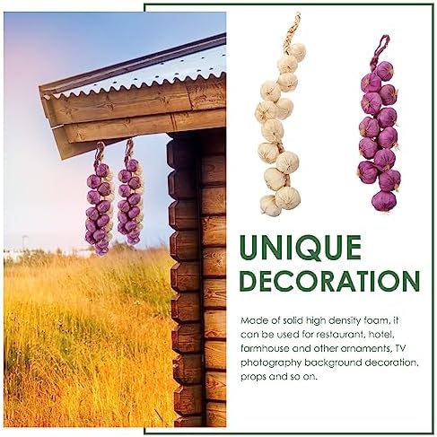ABOOFAN Artificial Garlic Wall Hanging Set