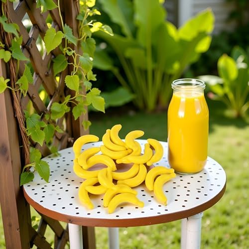 20 Pcs Yellow Mini Artificial Banana Props
